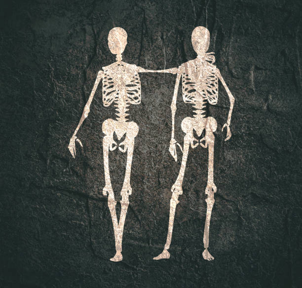 Creepiest Mortician Stories - skeleton friends hugging - X Xm