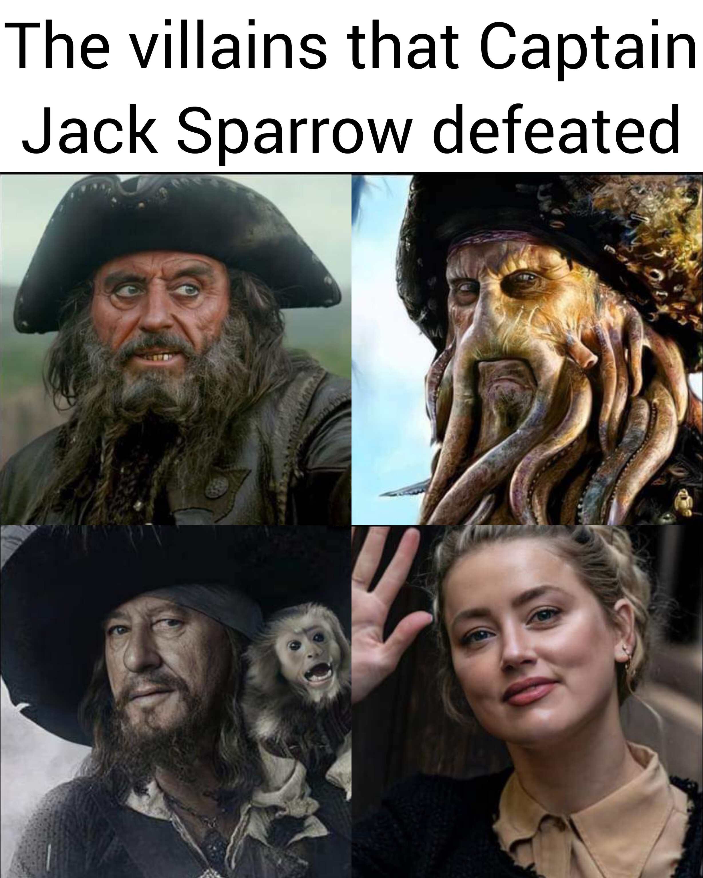 funny friday memes -  beard - The villains that Captain Jack Sparrow defeated 544