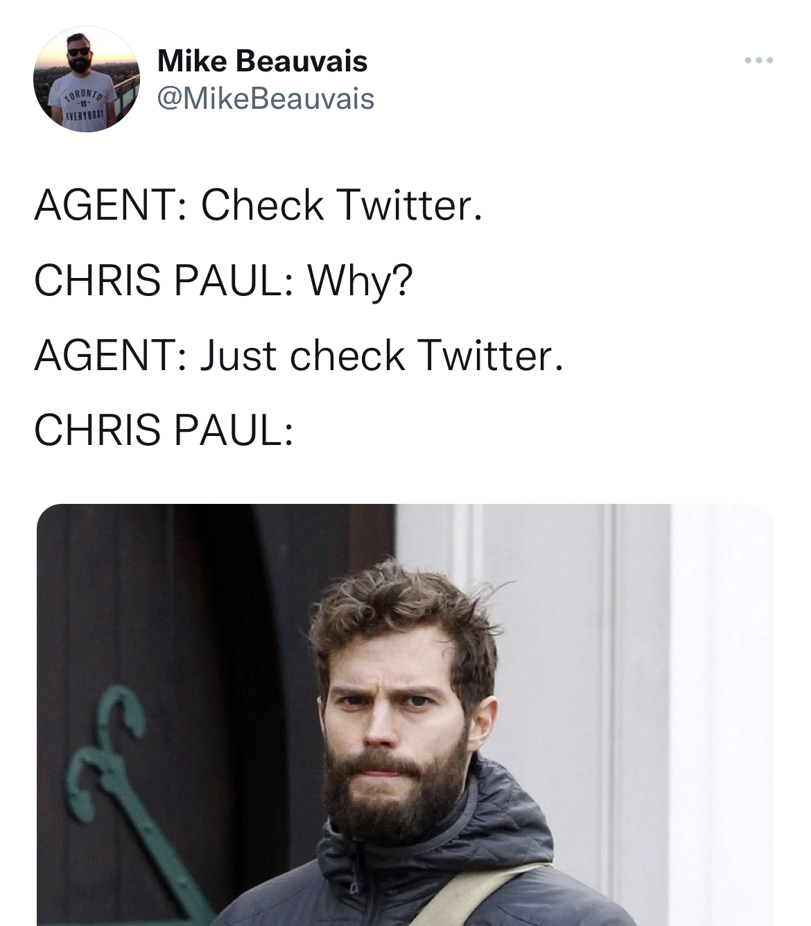 Chris Paul and Kim K memes - human behavior - Mike Beauvais Agent Check Twitter. Chris Paul Why? Agent Just check Twitter. Chris Paul 4