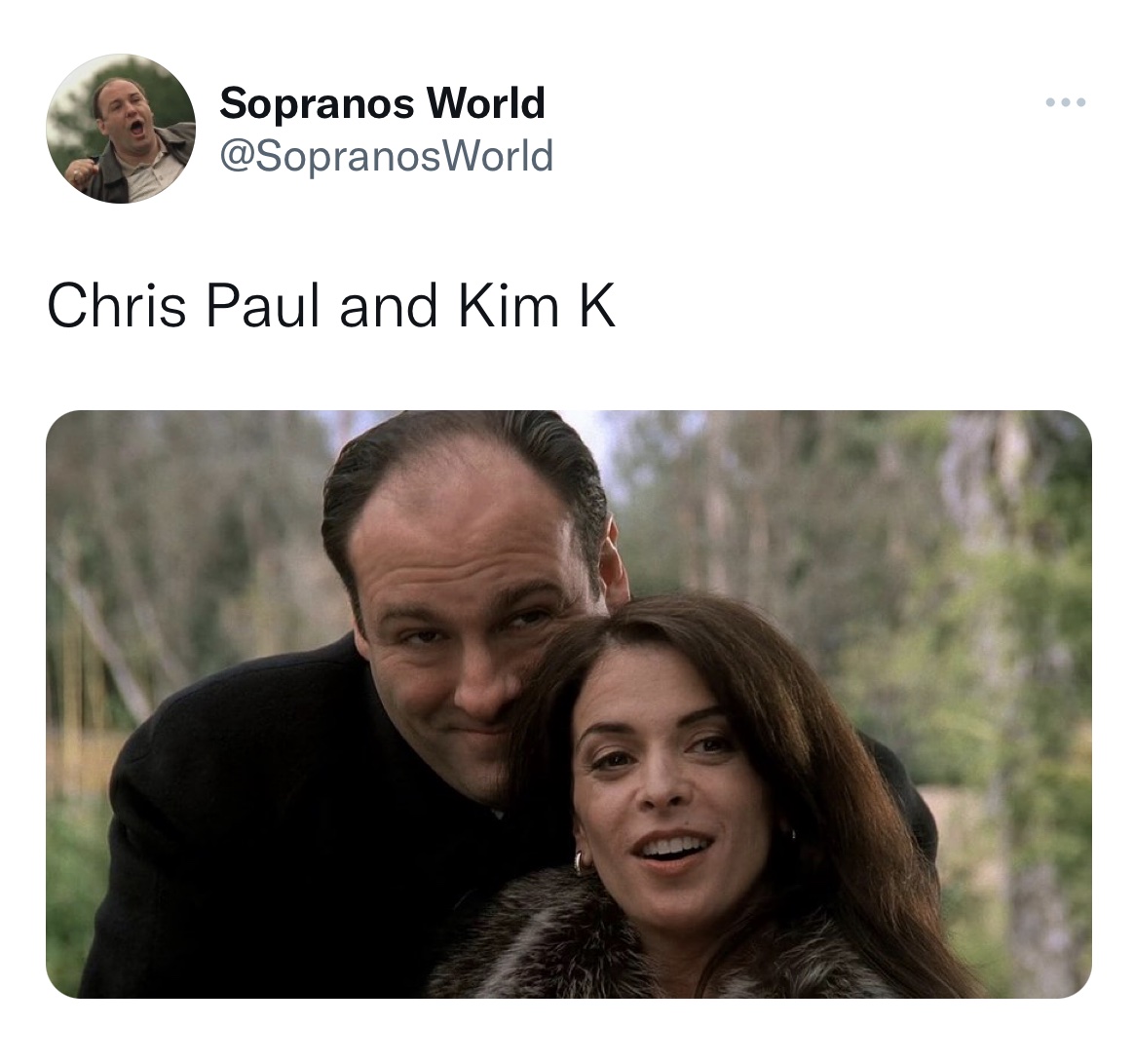 Chris Paul and Kim K memes - gloria trillo los soprano - Sopranos World Chris Paul and Kim K
