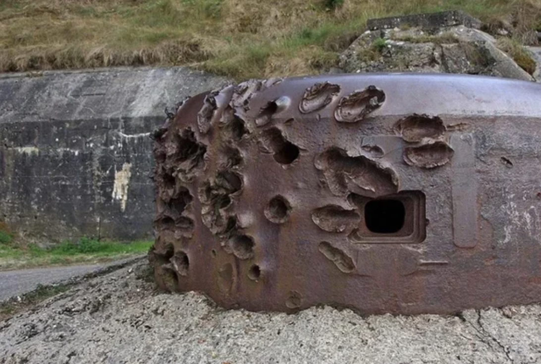 Intriguing and unsettling photos - german fortifications normandy