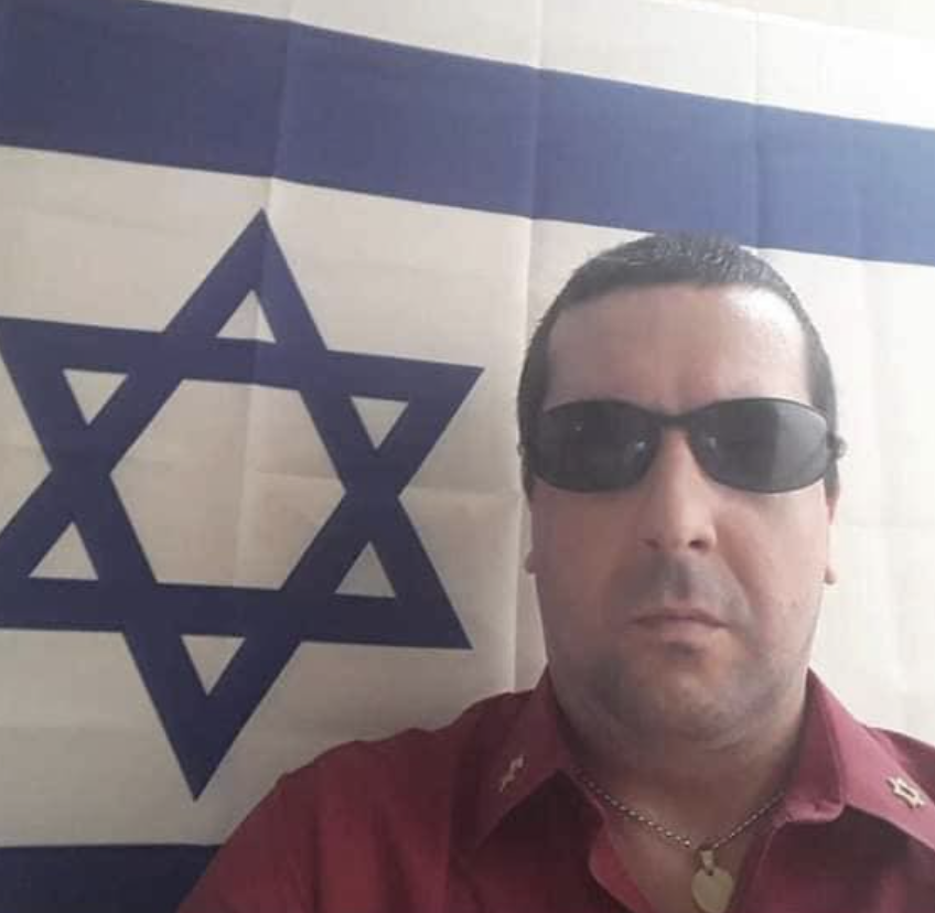 Adam Sandler Lookalikes  waving flag of israel -