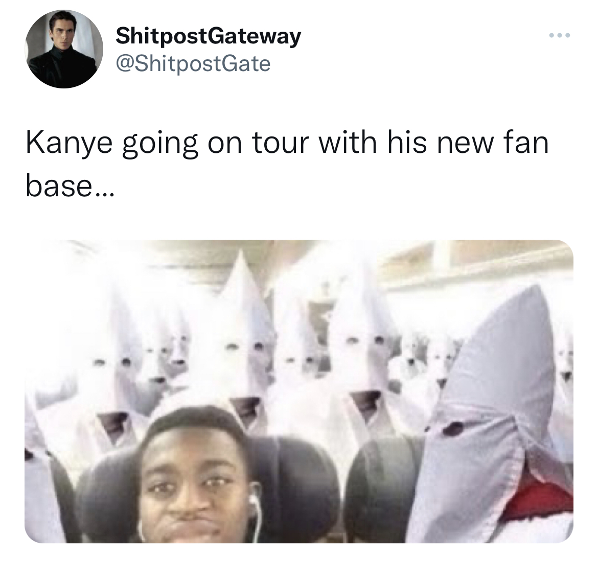 Tweets dunking on celebs - human - ShitpostGateway Kanye going on tour with his new fan base...