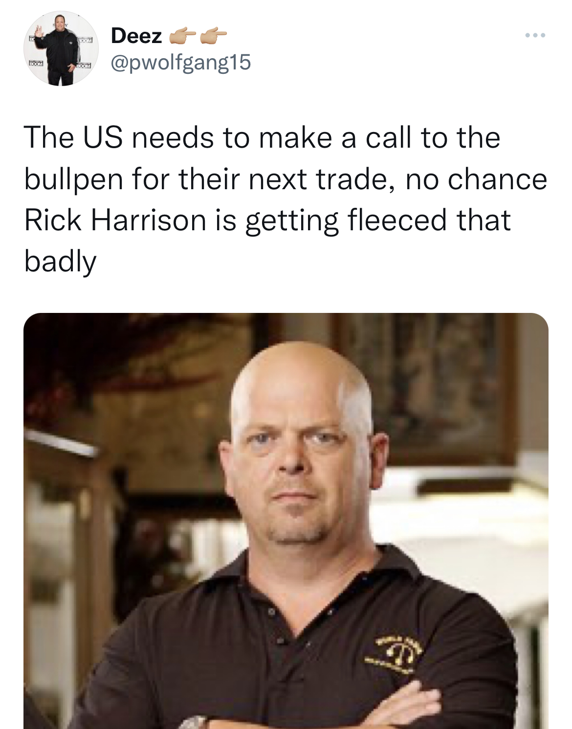 Brittney Griner Reactions - rick pawn stars - Deez The Us needs to make a call to the bullpen for their next trade, no chance Rick Harrison is getting fleeced that badly