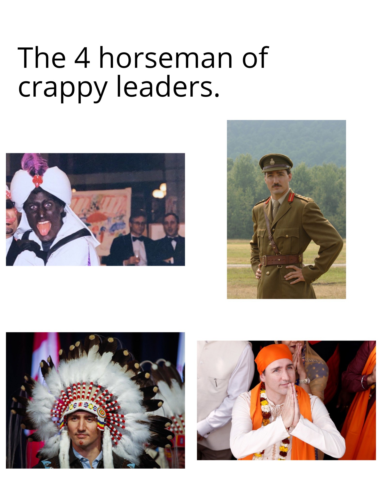 monday morning randomness - fashion accessory - The 4 horseman of crappy leaders. 906