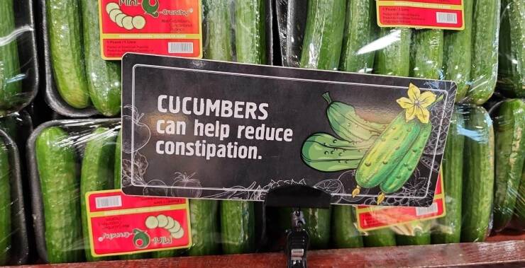 cool random photos - produce - P Grundby Meca Cucumbers can help reduce constipation. Pe Fil