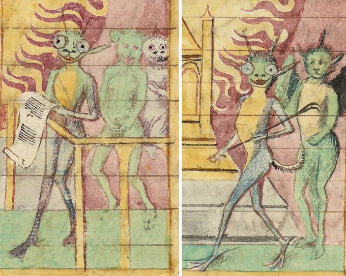 Weird Medieval Guys - weirdest medieval art - 8