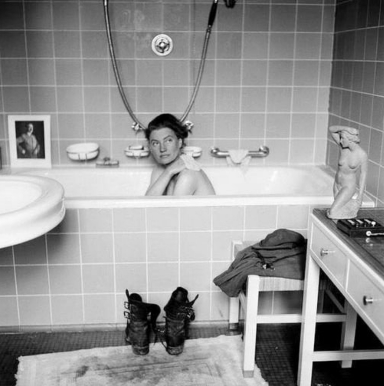Lee Miller was a photojournalist and one of the first to enter Hitler's apartment after his suicide. She took a bath and even slept in his bed.