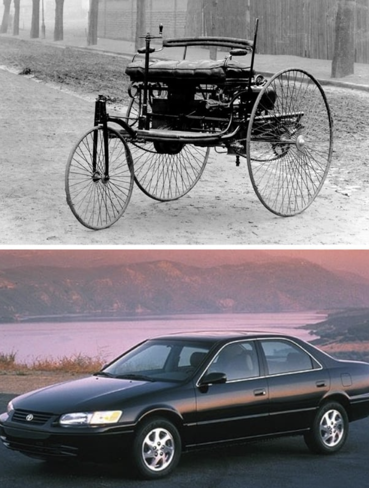 The longest living person (122 years old) experienced both of these cars.