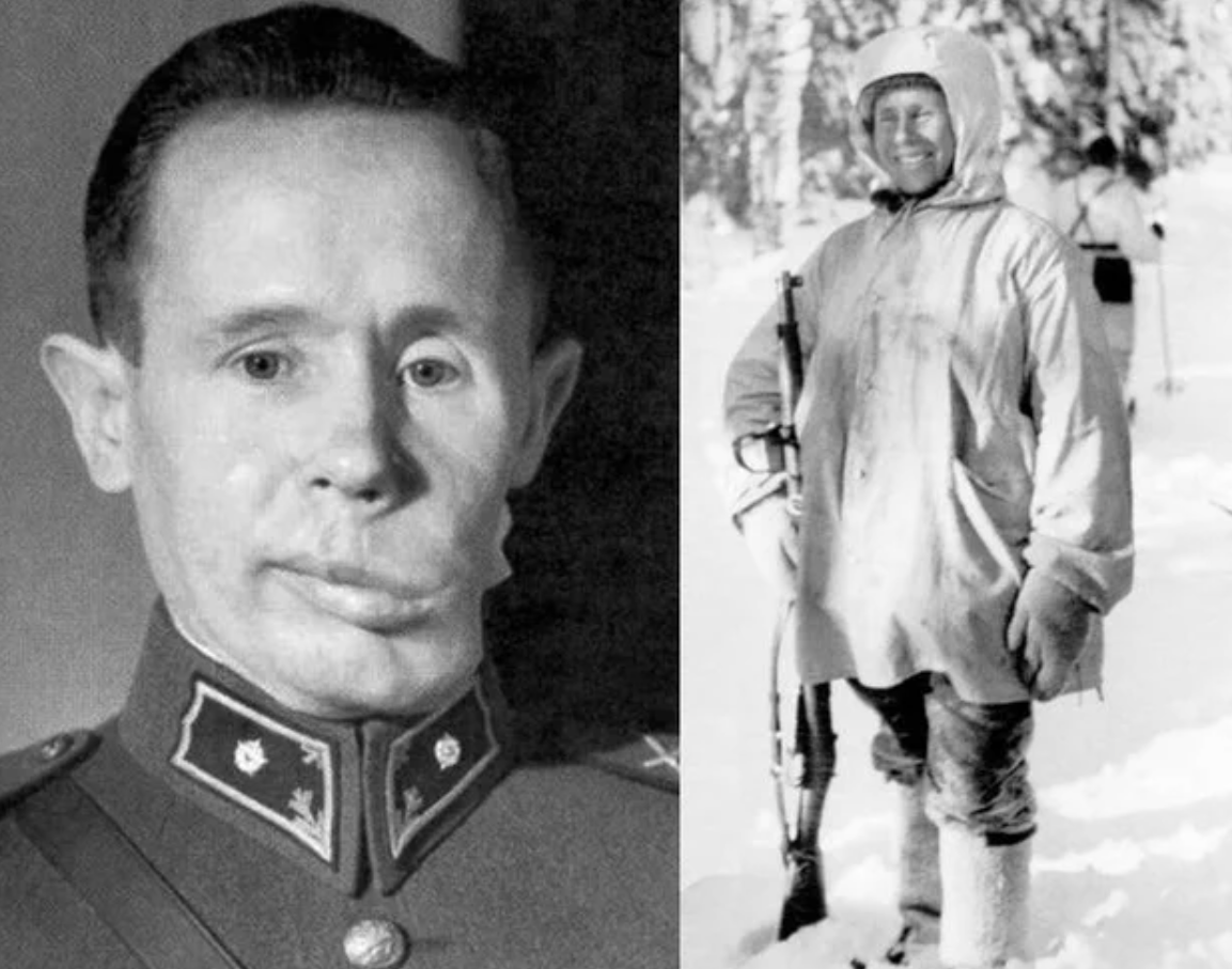 Simo Haya, a Finnish sniper and the most deadly in our world's history.