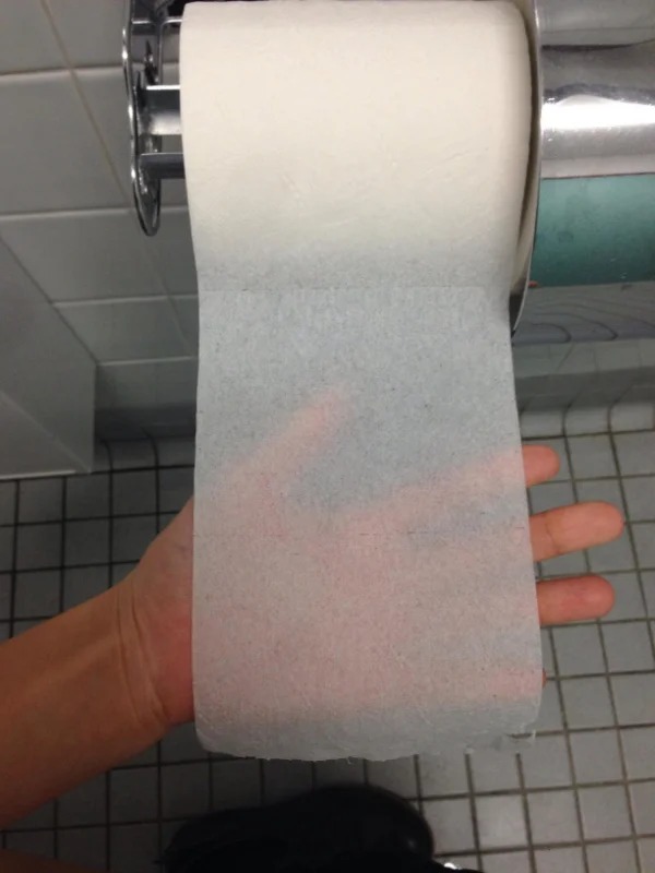 whoops wednesday - thin toilet paper