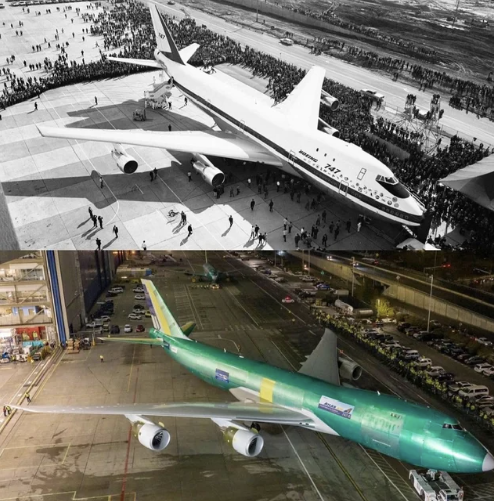 First vs. last 747.