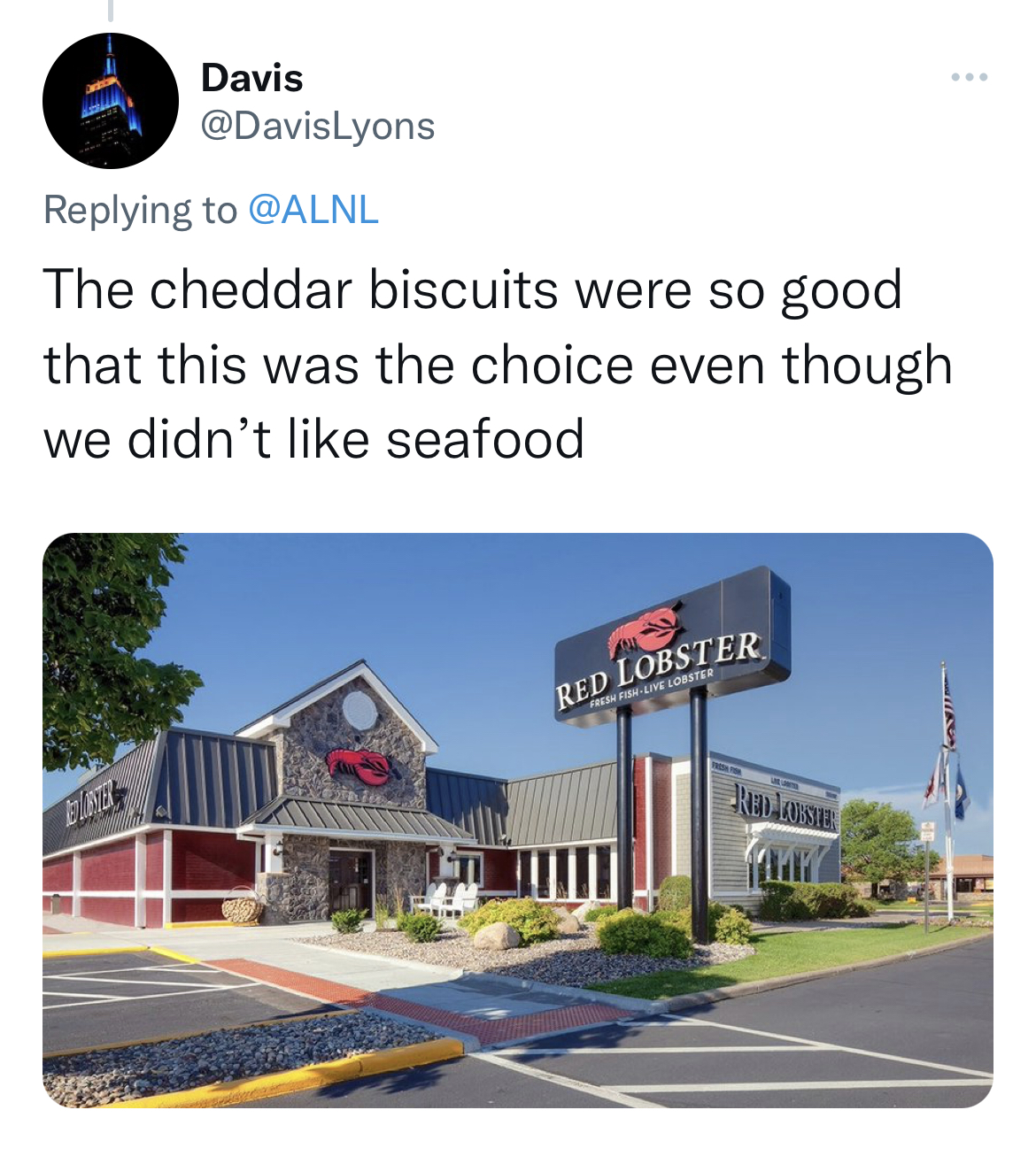 Red Lobster.