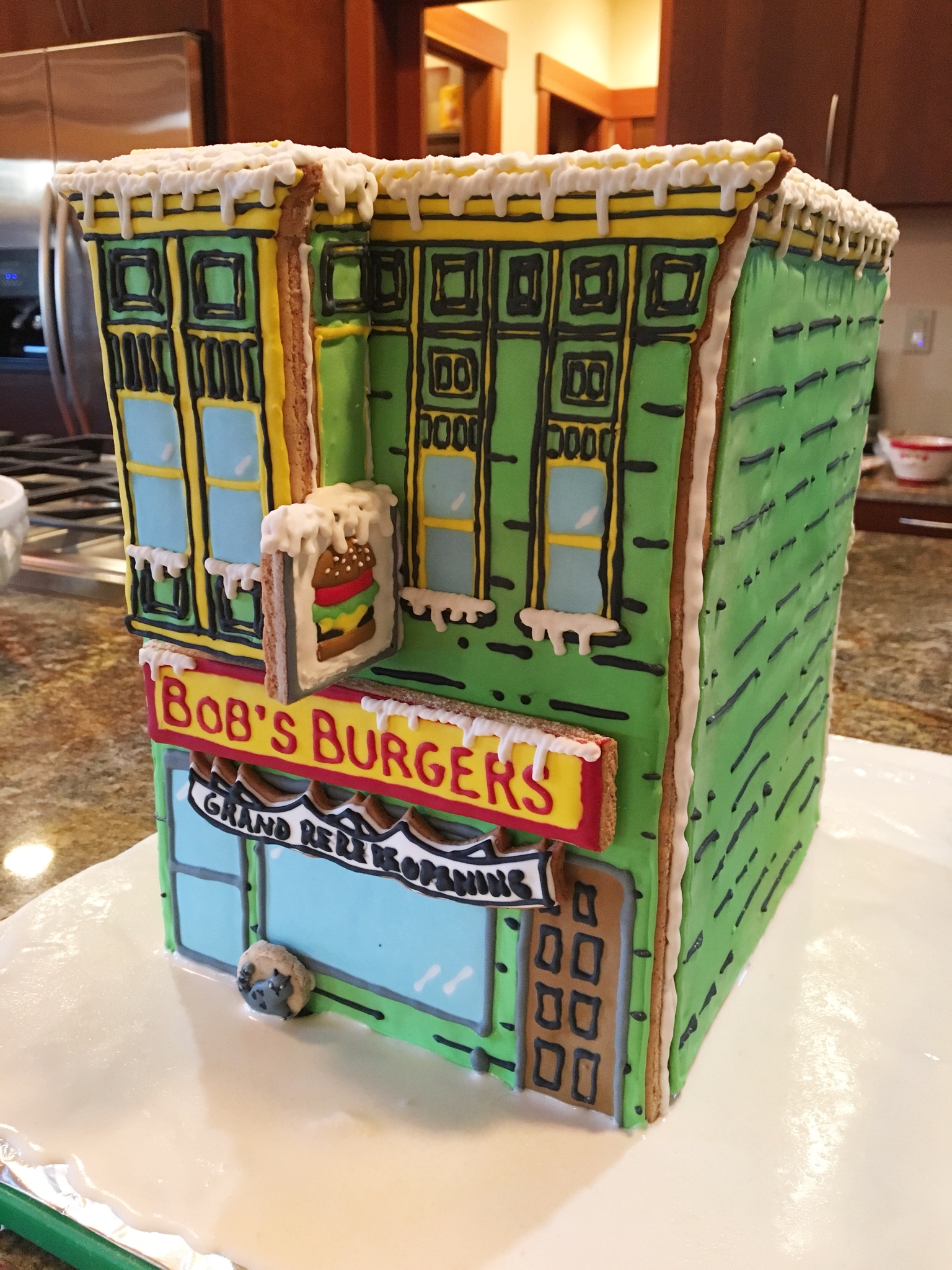 bob's burgers gingerbread house - 00 0000000 Do Bob'S Burgers Grand Relisopaning Do. Do