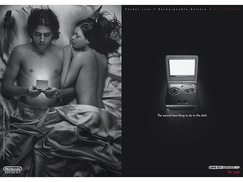 Vintage Gaming Ads - sexual nintendo ads - Nintendo Baming