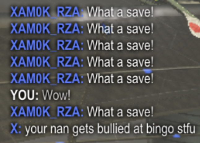 Crazy Gaming Chats - What a save! What a save!  What a save!