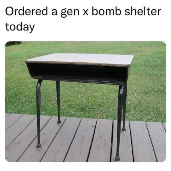 gen x bomb shelter - Ordered a gen x bomb shelter today