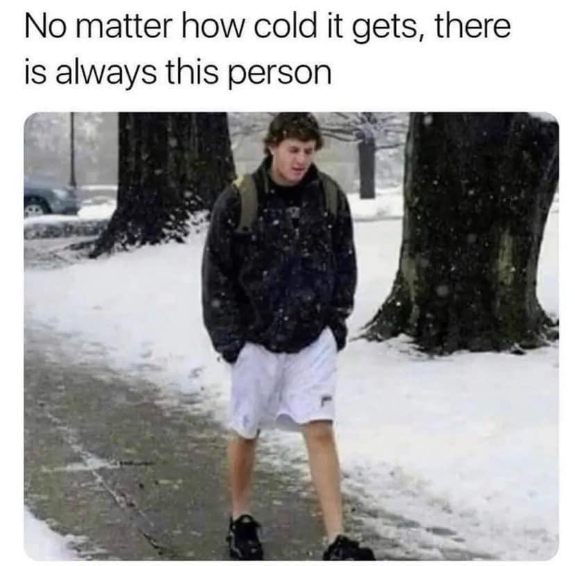 funny dank memes - no matter how cold it gets there - No matter how cold it gets, there is always this person