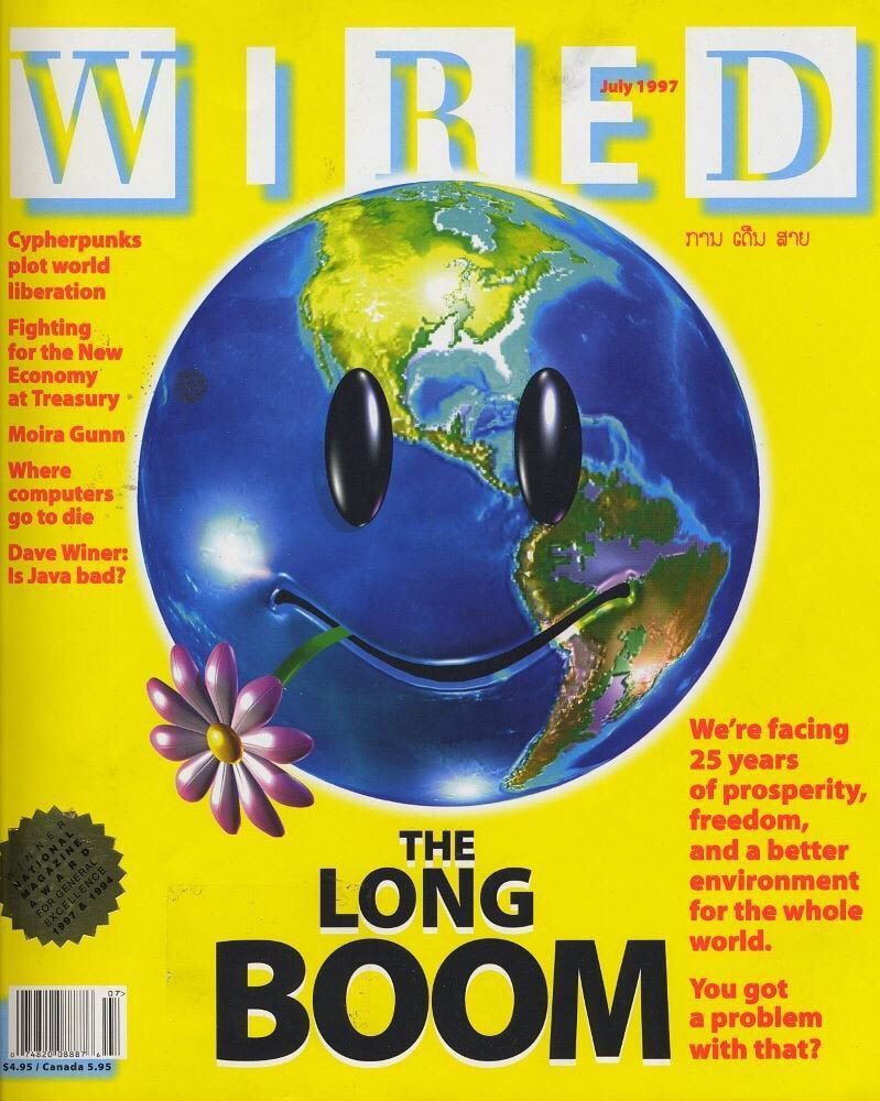 posts that aged poorly - wired predictions 1997 - Wired Cypherpunks plot world liberation Fighting for the New Economy at Treasury Moira Gunn Where computers go to die Dave Winer Is Java bad? Hane Ne Nal 12 F A Eneral Foce 199 For Elle 1997 8 $4.95 Canada