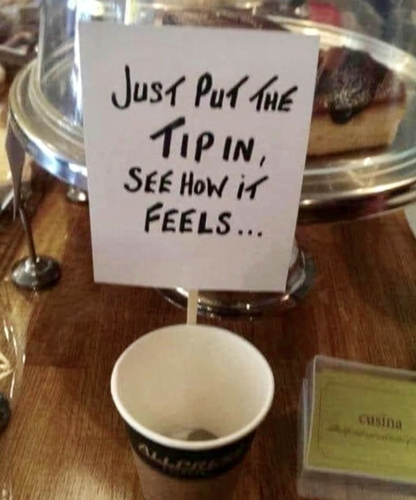 spicy meems - coffee cup - Just Put The Tip In See How It Feels... cusina
