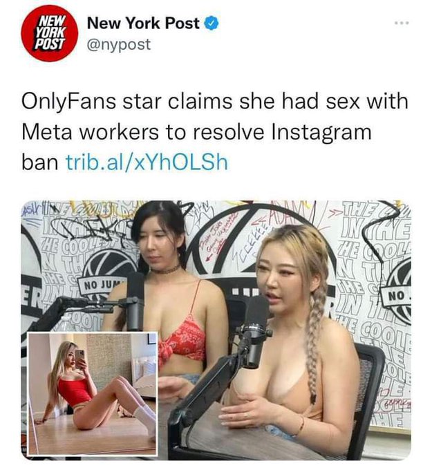 OnlyFans models posting L's - black hair - New New York Post York Post OnlyFans star claims she had sex with Meta workers to resolve Instagram ban trib.alxYhOLSh The Coole N Th Erin No Jum Foot L 90 S 490 Came In The He Coole N Tuk In The Coole No. Elekes