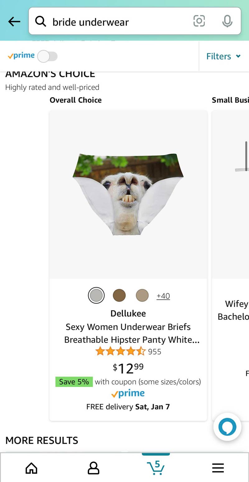 funny and random pics - Amazon.com - Qbride underwear prime Amazon'S Choice Highly rated and wellpriced Overall Choice A More Results 40 Dellukee Sexy Women Underwear Briefs Breathable Hipster Panty White... 955 $1299 Save 5% with coupon some sizescolors 