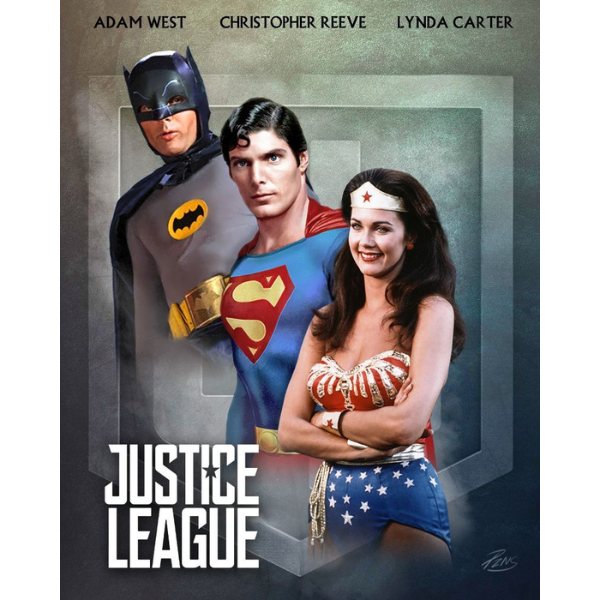 funny and random pics - poster - Adam West Christopher Reeve S Justice League Lynda Carter Ins