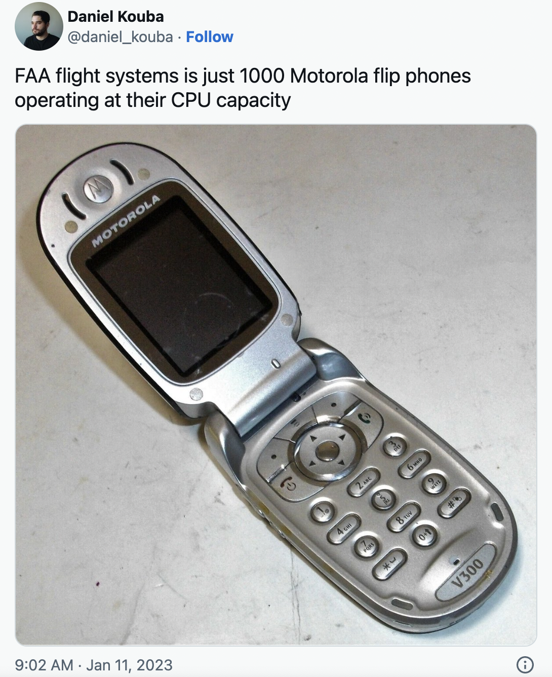 motorola phone ol flight systems is just 1000 Motorola flip phones operating at their Cpu capacity 0 Motoro