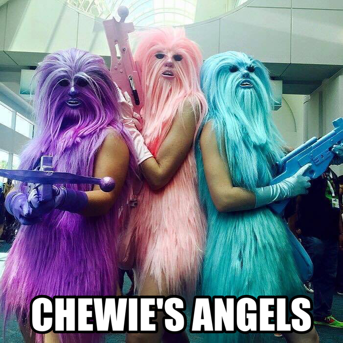 monday morning randomness - kc comic con - Chewie'S Angels