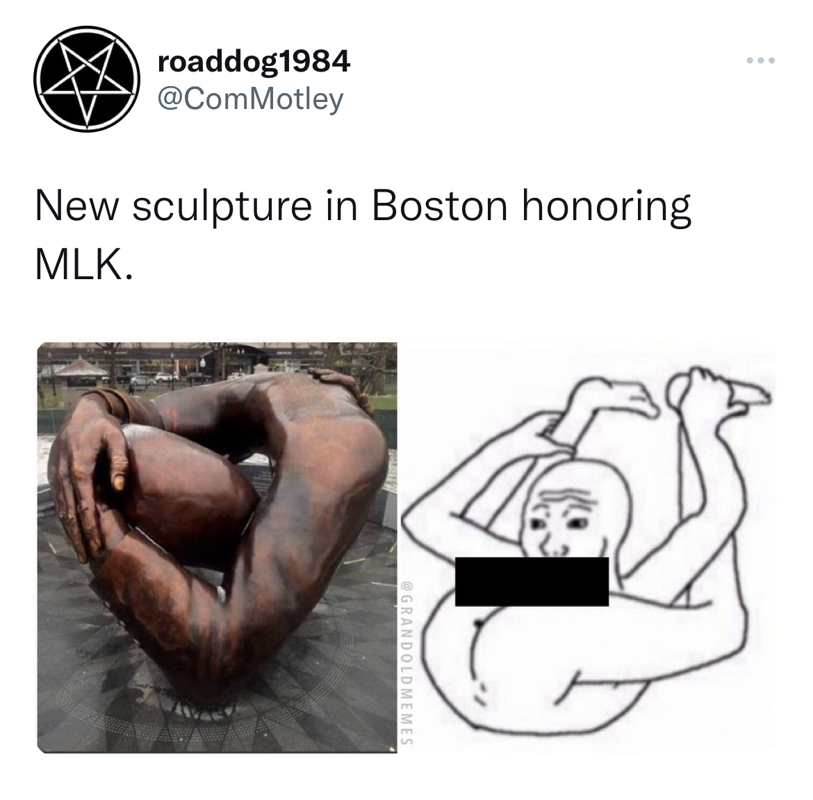 MLK Jr. Sculpture memes - shoulder - roaddog1984 New sculpture in Boston honoring Mlk.