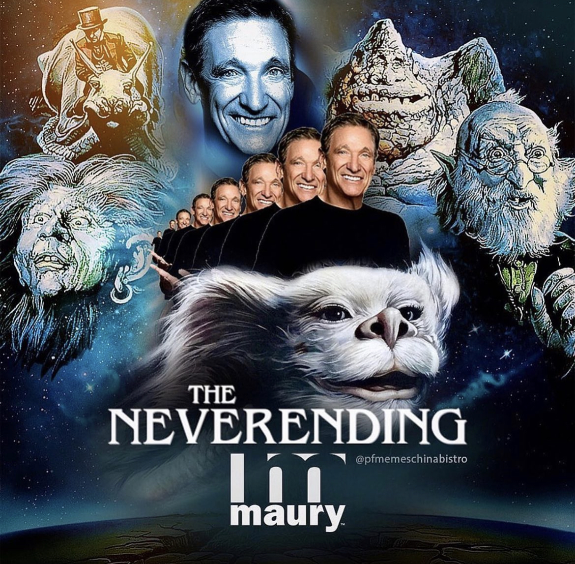 PFMemesChinaBistro Memes - neverending story movie poster - The Neverending n maury