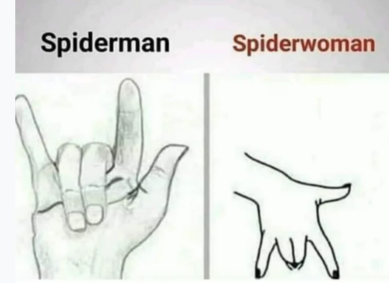 spicy sex memes - pencil drawings of hands - Spiderman Spiderwoman Kudy 3