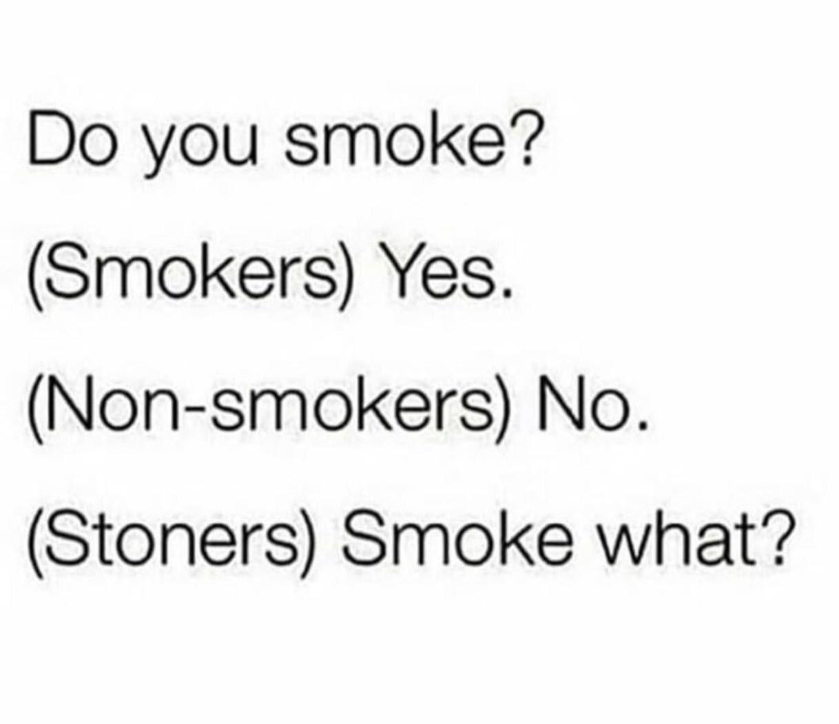 funny memems and tweetsdid we become friends quotes - Do you smoke? Smokers Yes. Nonsmokers No. Stoners Smoke what?