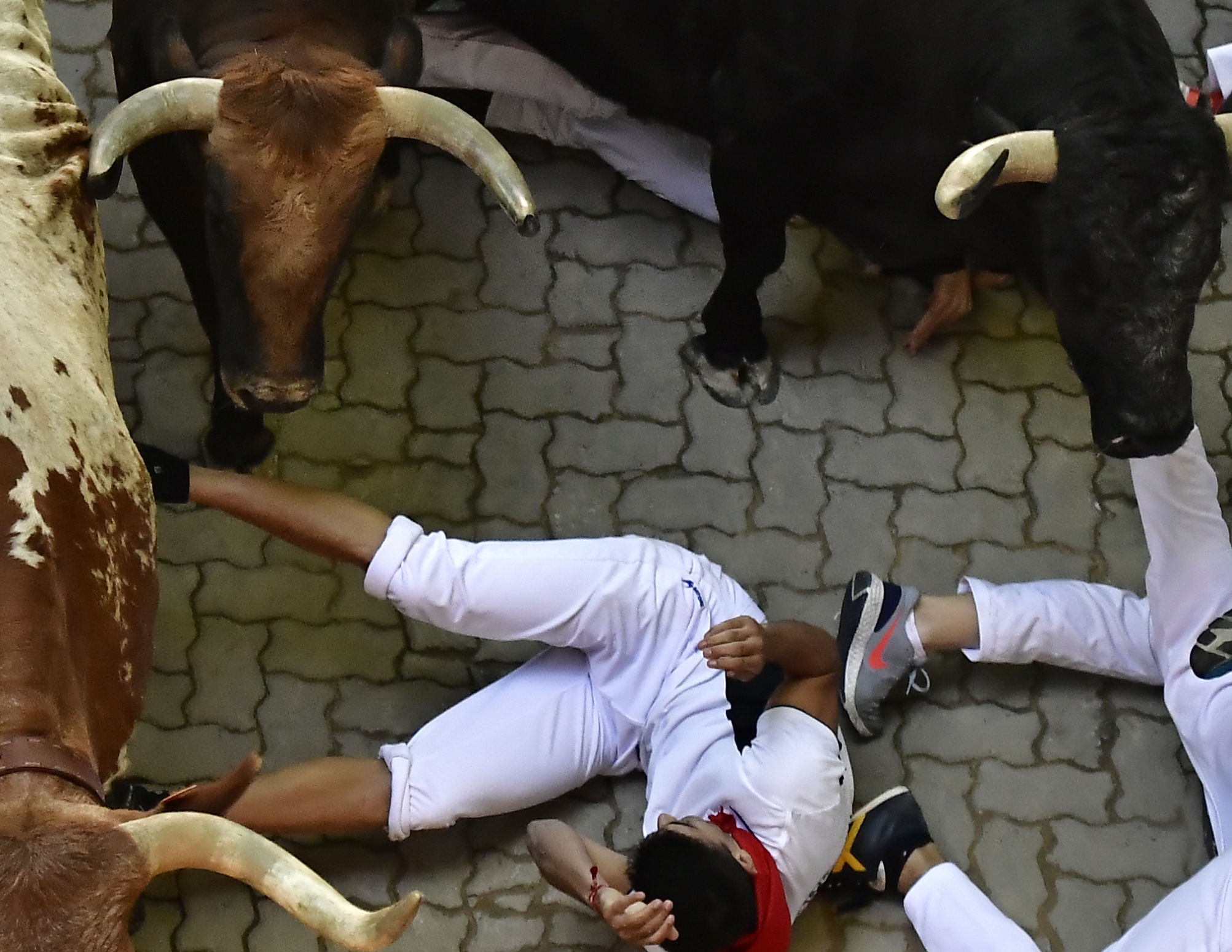 Running of the Bulls in Spain. The videos each year of the people getting completely annihilated by the bulls is a great example. -getagrooving