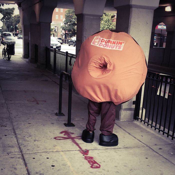 poorly designed products - donut costume funny - 4250 Dunkin' Donuts 026
