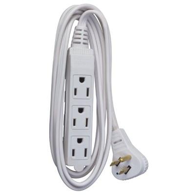 Go to any hardware store and pick up a 3 port, 6ft extension cord. They are usually like $5 and pretty light. This will turn 1 outlet into 3 and move it in a more convenient position. You can now charge all your devices. -nowhereman136
