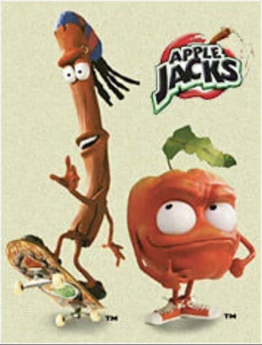 Sexy brand mascots - apple jacks