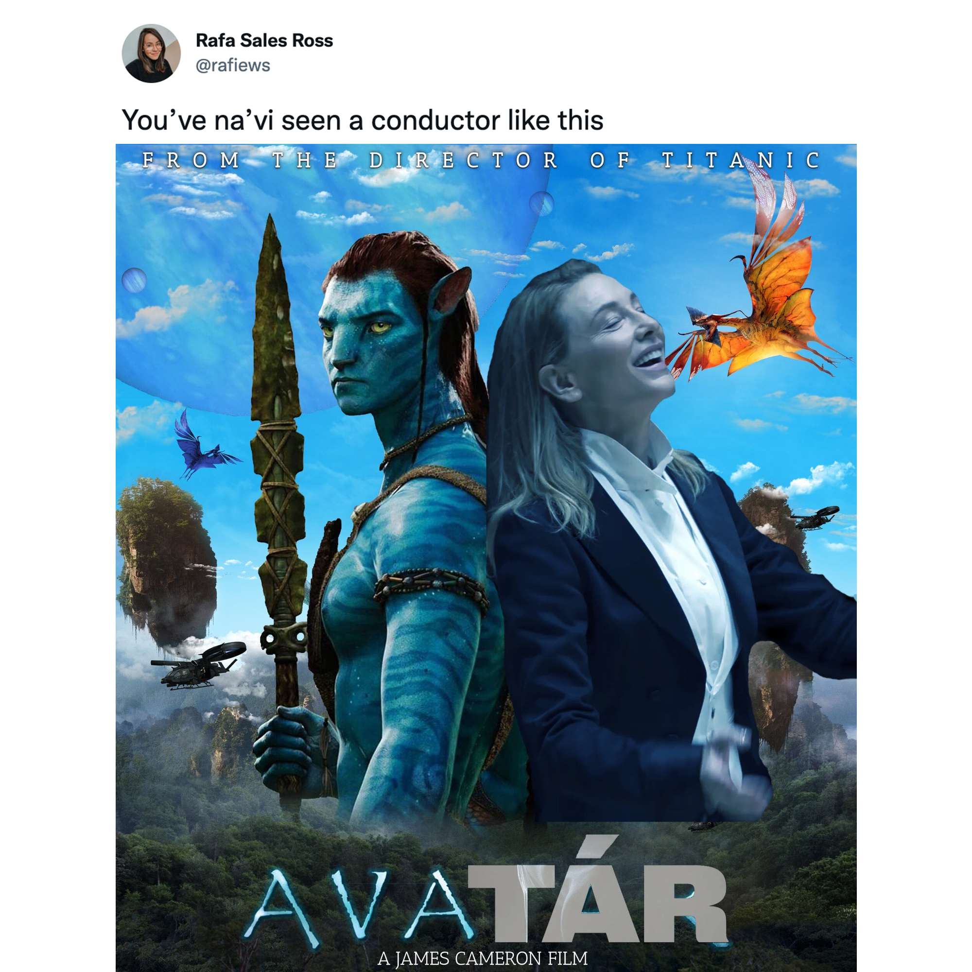2023 Oscar Nominated Memes - tar memes - Rafa Sales Ross You've na'vi seen a conductor this From The Director Of Titanic Avatr A James Cameron Film