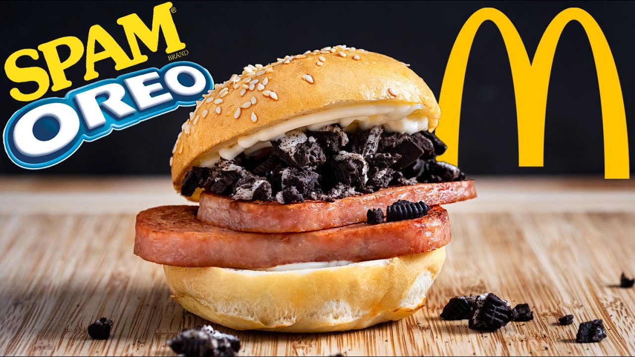 Worst Oreo Collabs - spam and oreo burger - Brand Spam Oreo M