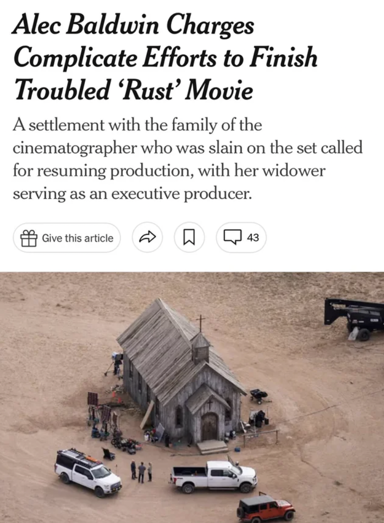 dave halls rust - Alec Baldwin Charges Complicate Efforts to Finish 'Rust' Movie Troubled A settlement with the family of the cinematographer who was slain on the set called for resuming production, with her widower serving as an executive producer. Give