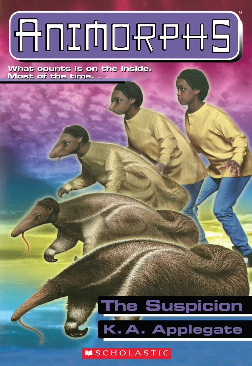 Animorphs Book Covers - animorphs books - ANIMORPH5 What counts is on the inside. Most of the time... Tm The Suspicion K. A. Applegate Scholastic