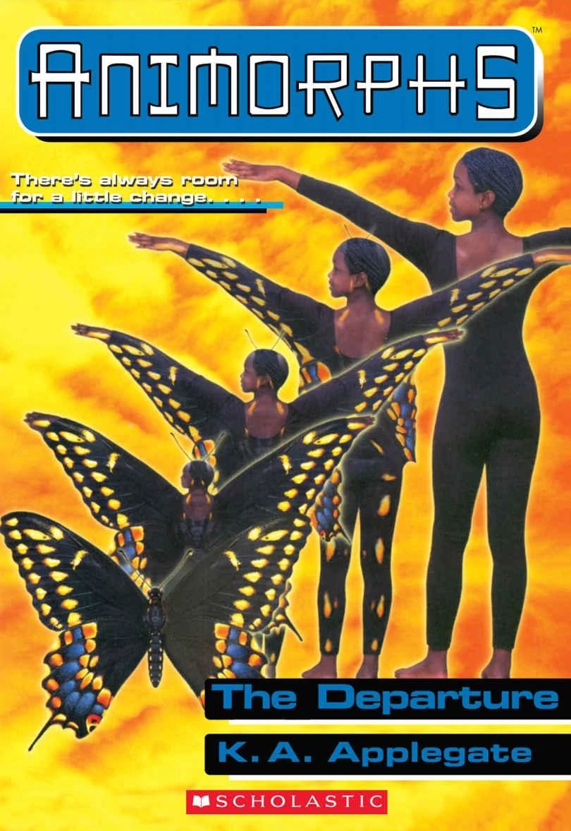 Animorphs Book Covers - animorphs book 19 - Animorphs There's always room for a liccle change. Tm The Departure K.A. Applegate Scholastic