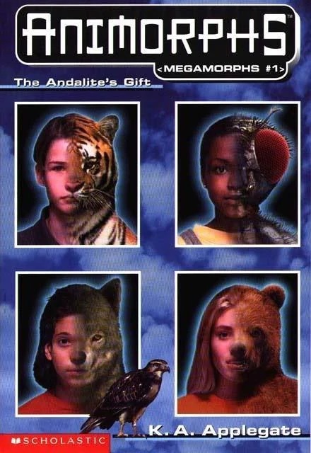 Animorphs Book Covers - andalites gift - ANIMORPH5 The Andalite's Gift Scholastic  K. A. Applegate