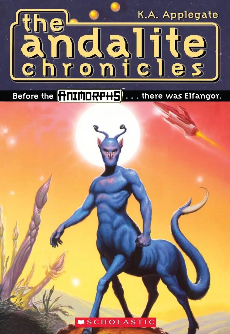 Animorphs Book Covers - andalite chronicles - the K.A. Applegate ndalite chronicles Before the Animorphs there was Elfangor. Scholastic