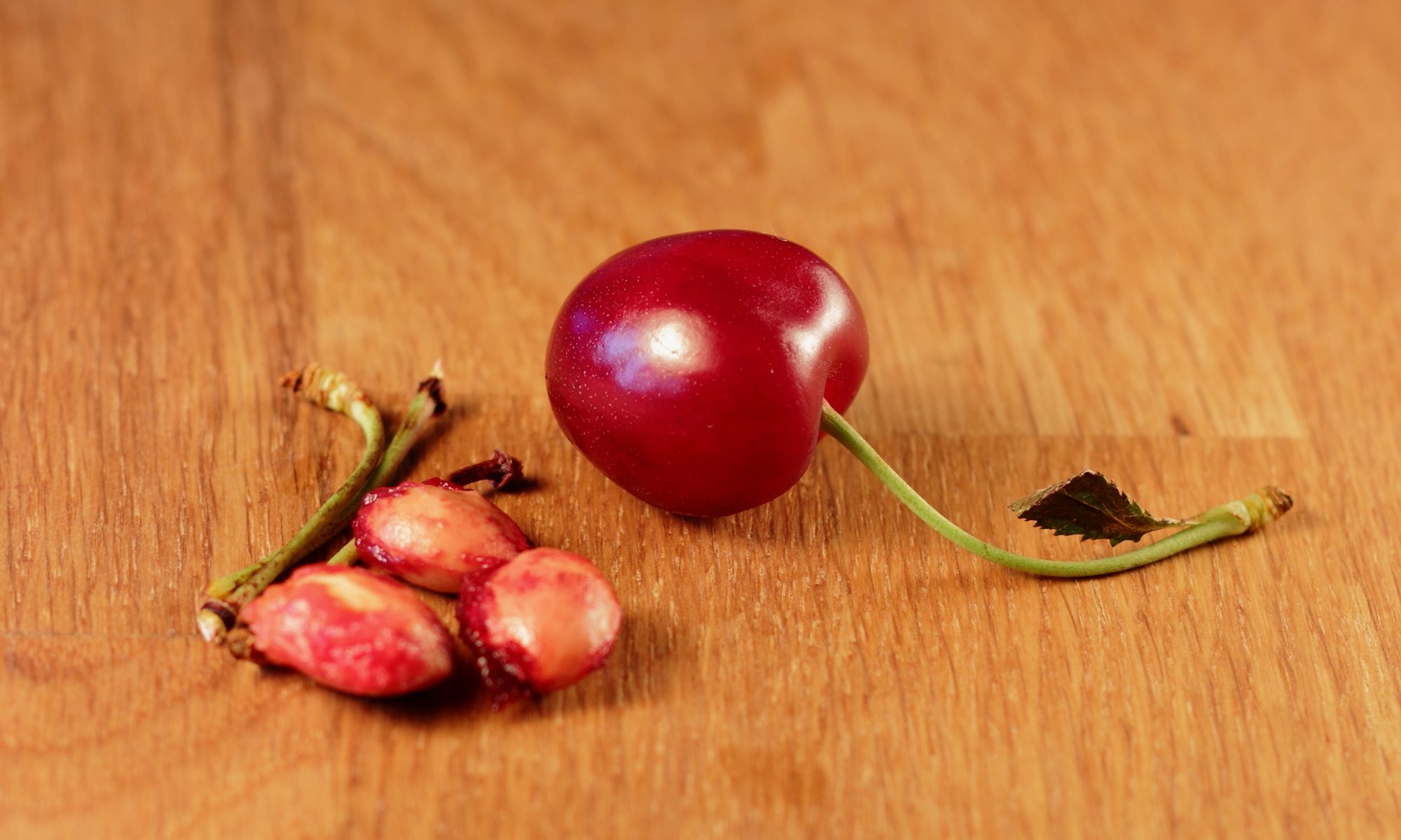 Things people stuck up their nose - pits of cherries