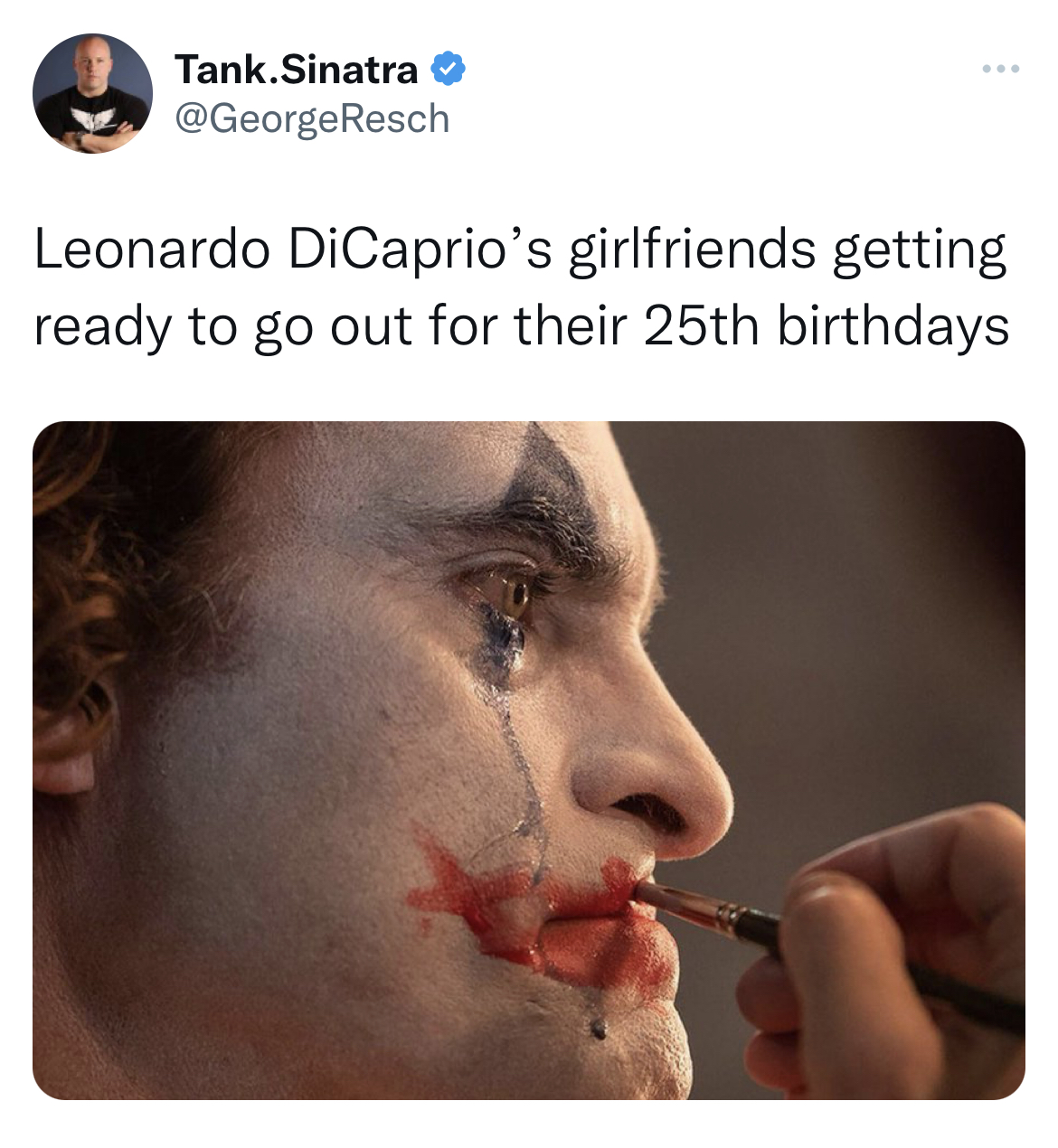 Leonardo DiCaprio Girlfriend Memes - leonardo dicaprio girlfriend meme joker - Tank.Sinatra ... Leonardo DiCaprio's girlfriends getting ready to go out for their 25th birthdays