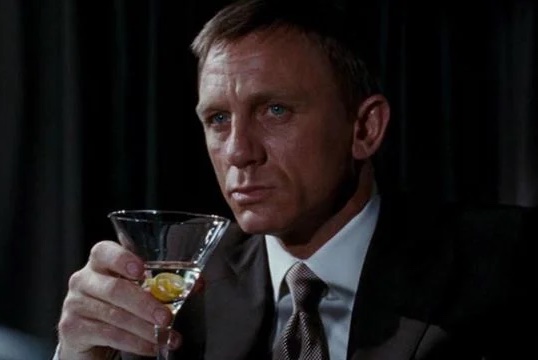 Fan theories about movies and shows - james bond holding martini