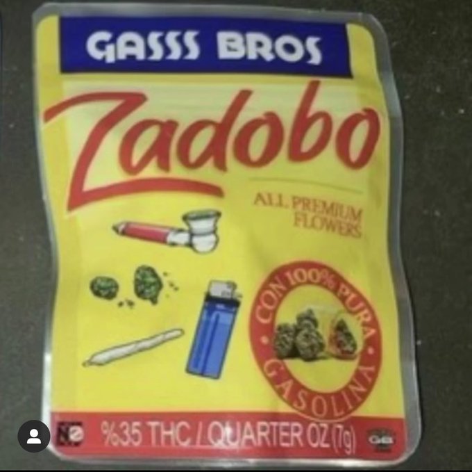 Ridiculously Offensive Weed Strain Bags - material - Gasss Bros Zadobo All Premium Flowers 100%