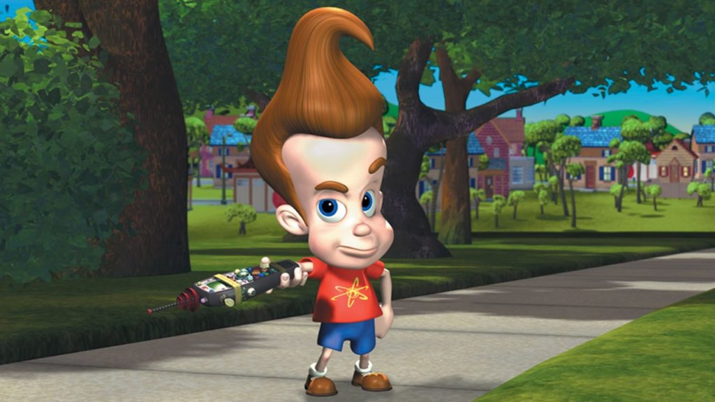 Racist looking animated characters -Jimmy Neutron