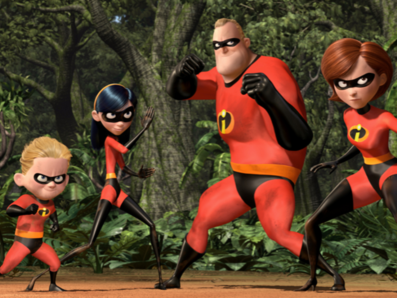 Racist looking animated characters -the incredibles